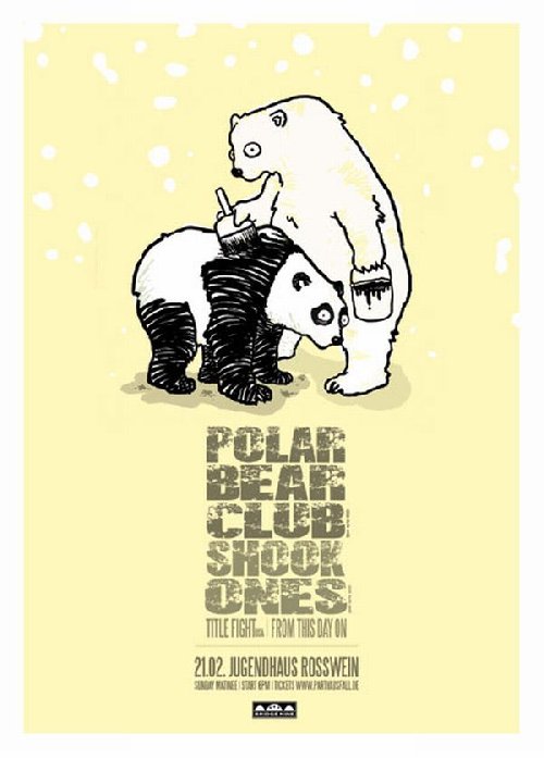 POLAR BEAR CLUB (USA) , TITLE FIGHT (USA) , SHOOK ONES (USA) , FROM THIS DAY ON