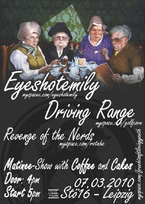 EYESHOTEMILY, DRIVING RANGE, REVENGE OF THE NERDS EYESHOTEMILY, DRIVING RANGE, REVENGE OF THE NERDS