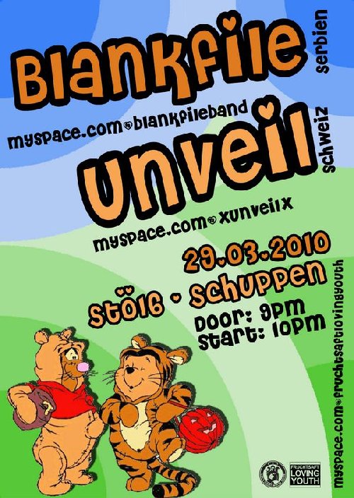 BLANKFILE (BELGRAD!), UNVEIL (SCHWEIZ) BLANKFILE (BELGRAD!), UNVEIL (SCHWEIZ)