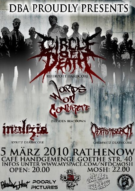 CIRCLE OF DEATH , WORDS OF CONCRETE , MALIZIA , OMAHA BEACH