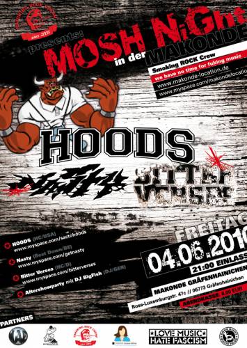 HOODS, NASTY, BITTER VERSES