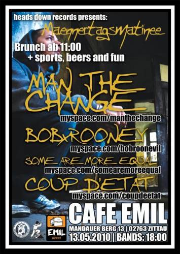 MAN THE CHANGE, BOB ROONEY, SOME ARE MORE EQUAL, COUP D´ETAT