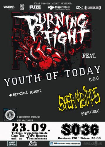 YOUTH OF TODAY, SPERMBIRDS, SUPPORT