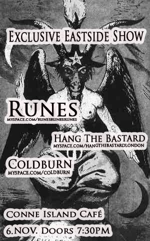 RUNES, HANG THE BASTARD, COLDBURN