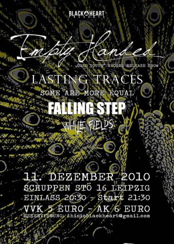 LASTING TRACES, EMPTY HANDED, SOME ARE MORE EQUAL, WHITE FIELDS, FALLING STEP LASTING TRACES, EMPTY HANDED, SOME ARE MORE EQUAL, WHITE FIELDS, FALLING STEP