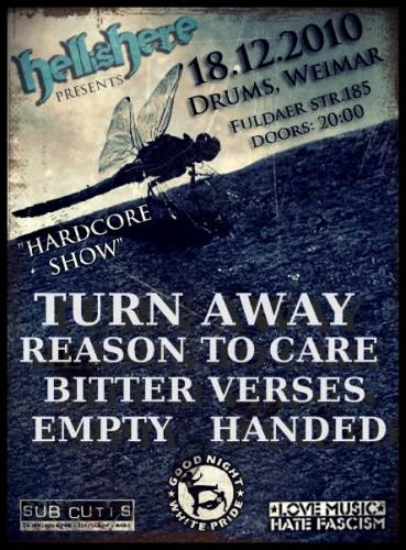 TURN AWAY, REASON TO CARE, BITTER VERSES, EMPTY HANDED