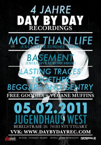 MORE THAN LIFE, BASEMENT, LASTING TRACES, TOGETHER, BEGGARS AND GENTRY