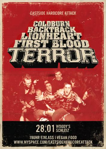 TERROR, FIRST BLOOD, LIONHEART, BACKTRACK, COLDBURN