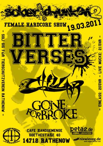 BITTER VERSES, CHILLAR, GONE FOR BROKE