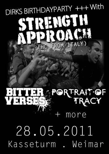 [FÄLLT AUS!] STRENGTH APPROACH, BITTER VERSES, PORTRAIT OF TRACY
