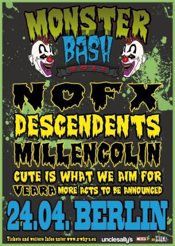NOFX, DESCENDENTS, MILLENCOLIN, CUTE IS WHAT WE AIM FOR, VEARA