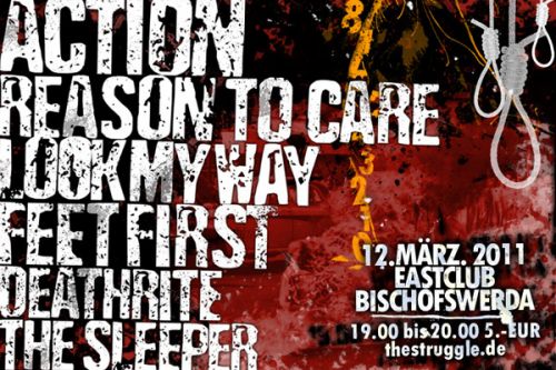 ACTION, REASON TO CARE, LOOK MY WAY, FEET FIRST, THE SLEEPER, DEATHRITE