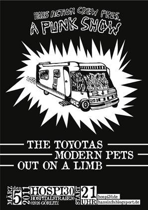 THE TOYOTAS , MODERN PETS, MINUS APES THE TOYOTAS , MODERN PETS, MINUS APES