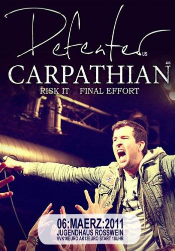 DEFEATER, CARPATHIAN, RISK IT, FINAL EFFORT