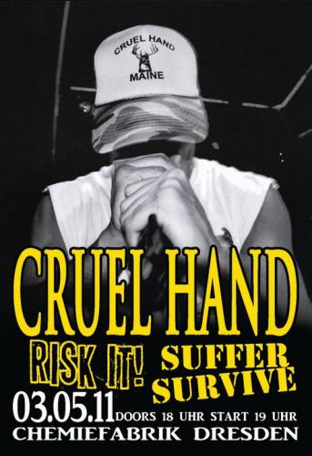CRUEL HAND, RISK IT!, SUFFER SURVIVE CRUEL HAND, RISK IT!, SUFFER SURVIVE
