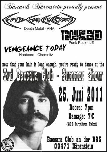 EPIDEMIC SCORN, TROUBLEKID, VENGEANCE TODAY EPIDEMIC SCORN, TROUBLEKID, VENGEANCE TODAY