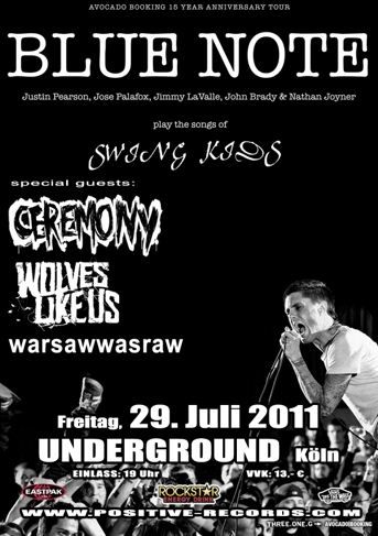 SWING KIDS, CEREMONY, WOLVES LIKE US, WARSAWWASRAW SWING KIDS, CEREMONY, WOLVES LIKE US, WARSAWWASRAW