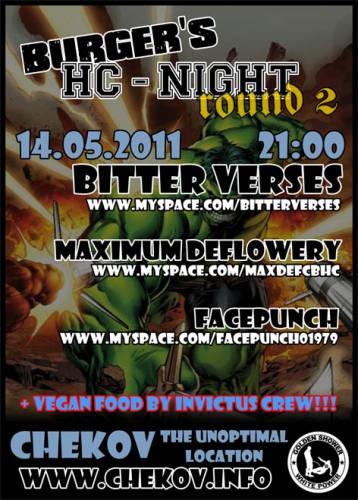 BITTER VERSES, MAXIMUM DEFLOWERY, FACEPUNCH BITTER VERSES, MAXIMUM DEFLOWERY, FACEPUNCH