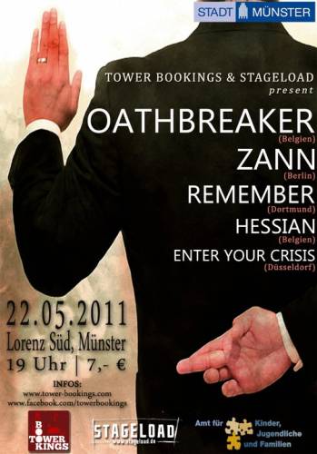 OATHBREAKER, ZANN, REMEMBER, HESSIAN, ENTER YOUR CRISIS