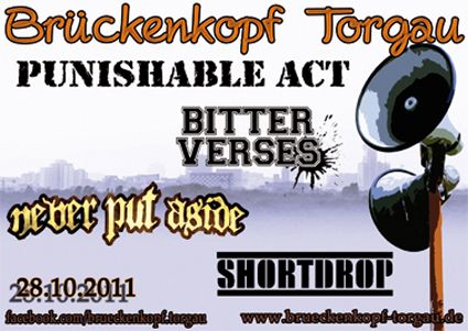 PUNISHABLE ACT, BITTER VERSES, NEVER PUT ASIDE, SHORTDROP