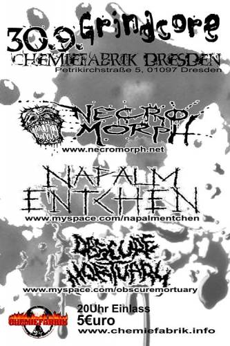 NECROMORPH, NAPALM ENTCHEN, OBSCURE MORTUARY