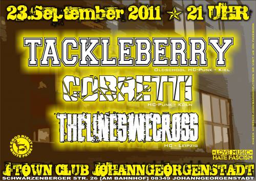 TACKLEBERRY, CORBETTI, THE LINES WE CROSS