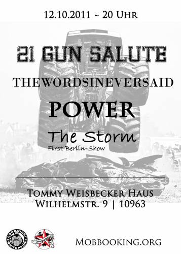 21 GUN SALUTE, THE WORDS I NEVER SAID, POWER, THE STORM