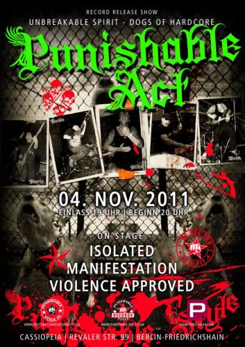 PUNISHABLE ACT, ISOLATED, MANIFESTATION, VIOLENCE APPROVED