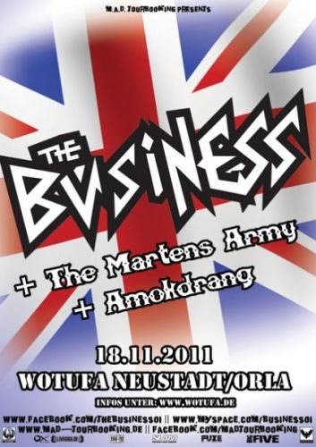 THE BUSINESS, THE MARTENS ARMY, AMOKDRANG THE BUSINESS, THE MARTENS ARMY, AMOKDRANG