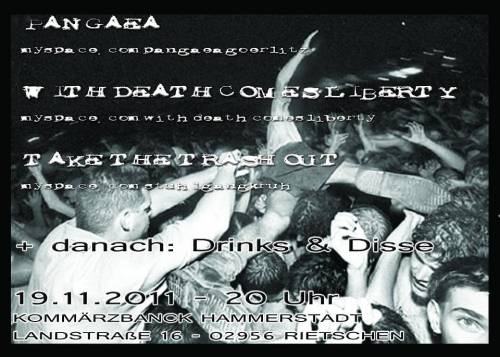 PANGÄA, WITH DEATH COMES LIBERTY, TAKE THE TRASH OUT
