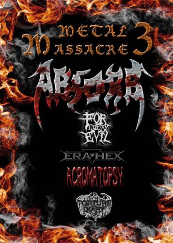 ABSORB, FOR EVERY EVIL, ERA HEX, ACROMATOPSY, TORTURE DIARY ABSORB, FOR EVERY EVIL, ERA HEX, ACROMATOPSY, TORTURE DIARY