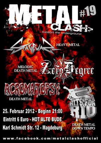 STAGEWAR, ZERO DEGREE, ACROMATOPSY, 5 HITS FOR RIO