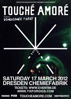 TOUCHE AMORE, VENGEANCE TODAY