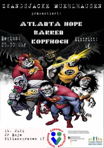 ATLANTA HOPE, KOPF HOCH, BARREN