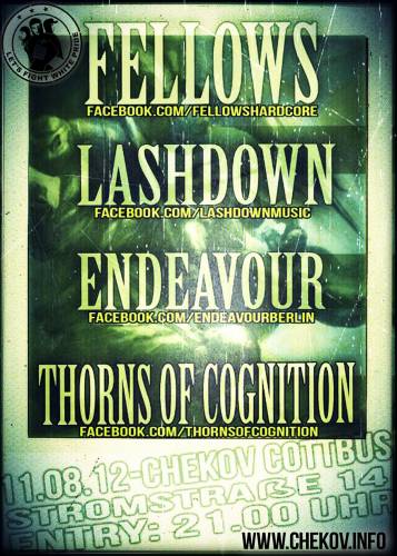 FELLOWS, LASHDOWN, THORNS OF COGNITION, ENDEAVOUR FELLOWS, LASHDOWN, THORNS OF COGNITION, ENDEAVOUR