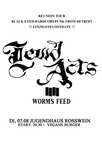 LEWD ACTS, WORMS FEED