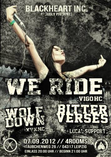 WE RIDE, WOLF X DOWN, BITTER VERSES, LUCIFER THE LIGHTBEARER WE RIDE, WOLF X DOWN, BITTER VERSES, LUCIFER THE LIGHTBEARER