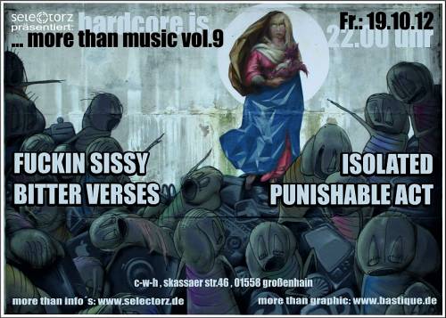 FUCKIN SISSY, BITTER VERSES, ISOLATED, PUNISHABLE ACT