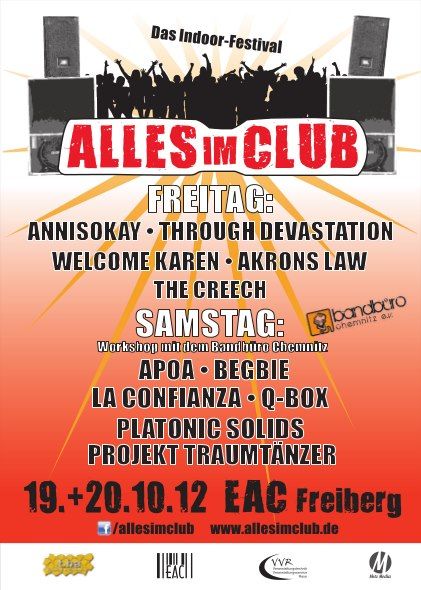 ANNISOKAY, THROUGH DEVASTATION, WELCOME KAREN, THE CREECH, AKRONS LAW ANNISOKAY, THROUGH DEVASTATION, WELCOME KAREN, THE CREECH, AKRONS LAW