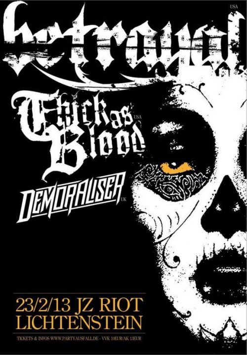 BETRAYAL, THICK AS BLOOD, DEMORALISER, THE NIGHTMARE WITHIN BETRAYAL, THICK AS BLOOD, DEMORALISER, THE NIGHTMARE WITHIN