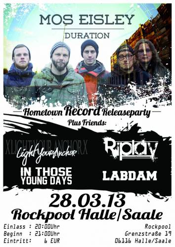 MOSEISLEY, LIGHT YOUR ANCHOR, RIPLAY, IN THOSE YOUNG DAYS, LABDAM MOSEISLEY, LIGHT YOUR ANCHOR, RIPLAY, IN THOSE YOUNG DAYS, LABDAM