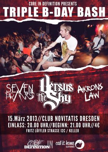 VERSUS THE SKY, SEVEN PRANKS, AKRONS LAW VERSUS THE SKY, SEVEN PRANKS, AKRONS LAW