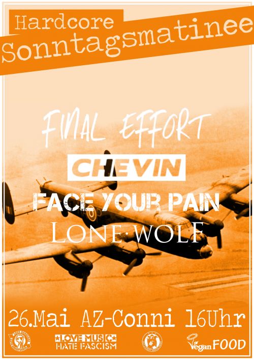 FINAL EFFORT, CHEVIN, FACE YOUR PAIN, LONE WOLF FINAL EFFORT, CHEVIN, FACE YOUR PAIN, LONE WOLF