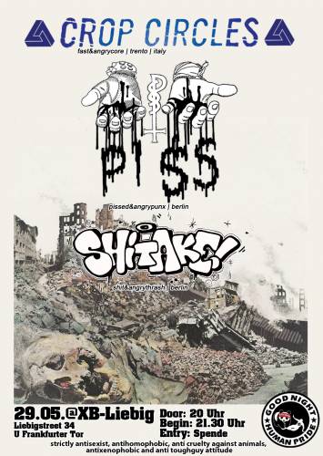 CROP CIRCLES, PISS, SHITAKE