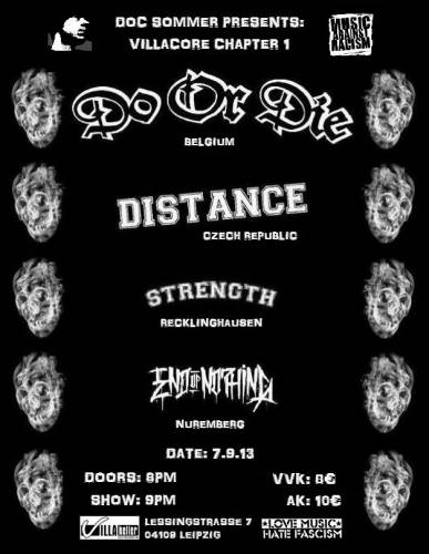 DO OR DIE, DISTANCE, STRENGTH, END OF NOTHING DO OR DIE, DISTANCE, STRENGTH, END OF NOTHING