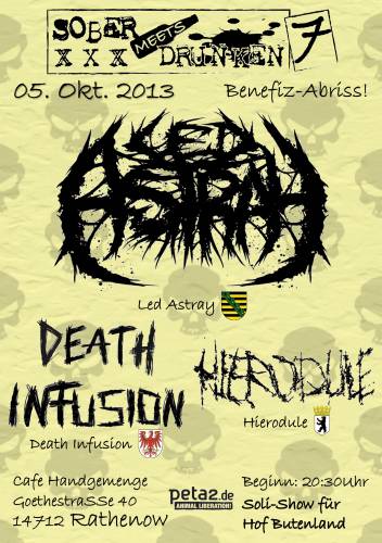 LED ASTRAY, DEATH INFUSION, HIERODULE LED ASTRAY, DEATH INFUSION, HIERODULE