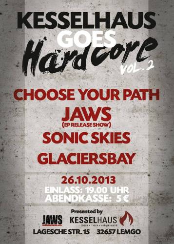 CHOOSE YOUR PATH, JAWS, SONIC SKIES, GLACIERSBAY