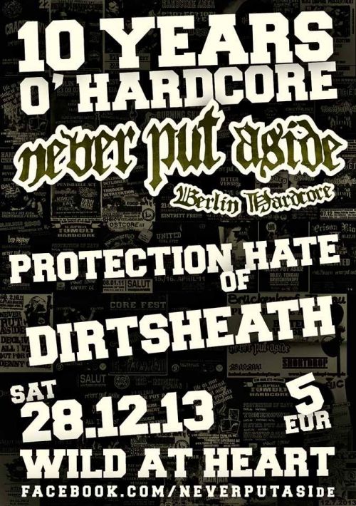 NEVER PUT ASIDE, PROTECTION OF HATE, DIRTSHEATH