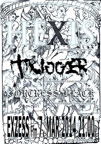 HEXIS, TRIGGER, FORTRESS BLACK HEXIS, TRIGGER, FORTRESS BLACK