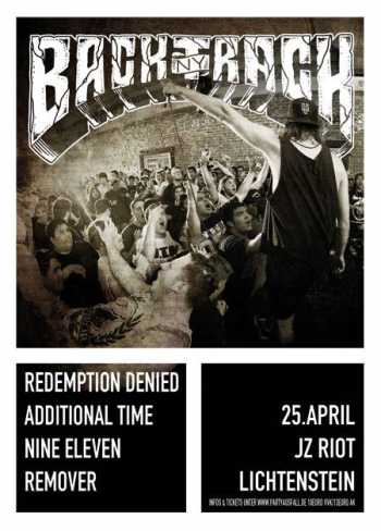 BACKTRACK, REDEMPTION DENIED, ADDITIONAL TIME, NINE ELEVEN, REMOVER
